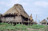 Pile Dwellings in Ganvie, Benin, West Afrika 